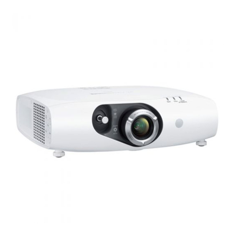 Panasonic PT-RZ370EA User manual Panasonic PT-RZ370EA User manual