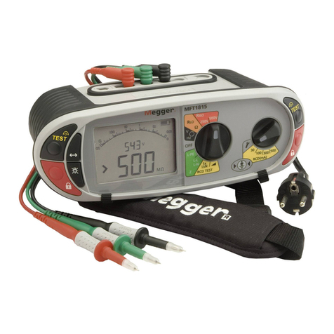 Megger MFT1800 series user manual