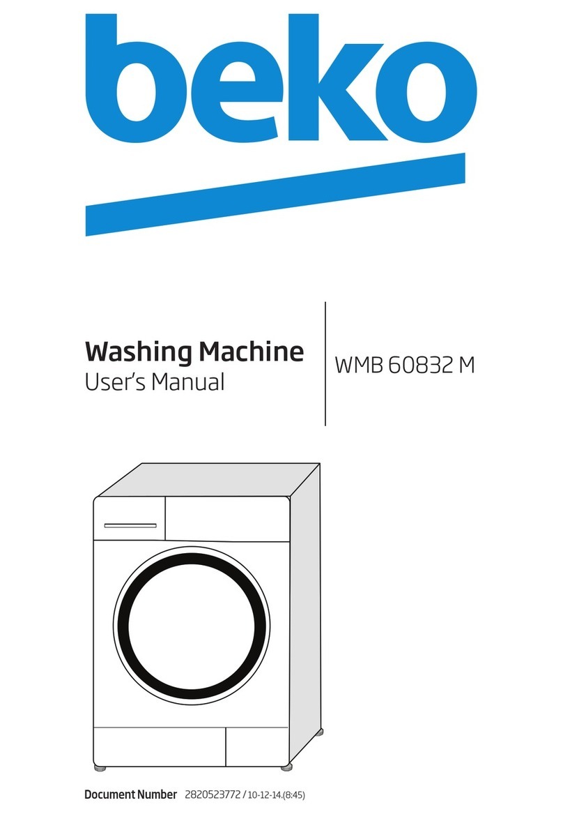 Beko WMB 61031 M User manual