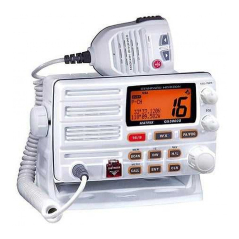 Standard Horizon MATRIX GX3000S User manual