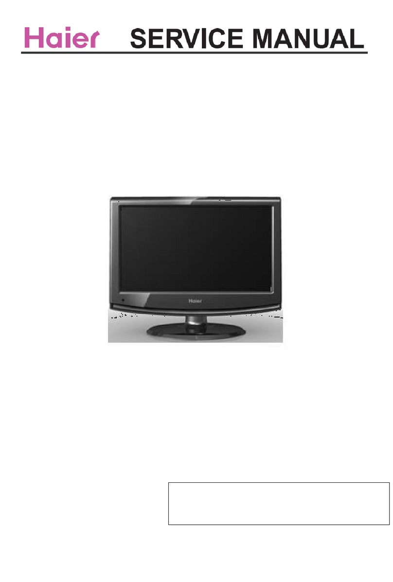 Haier HLC22K1 - K-Series - 22" LCD TV Building instructions