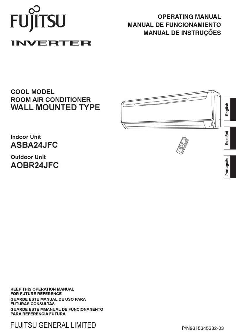 Fujitsu ASBA24JFC User manual