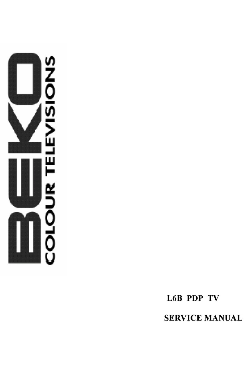 Beko L6B PDP TV Service manual