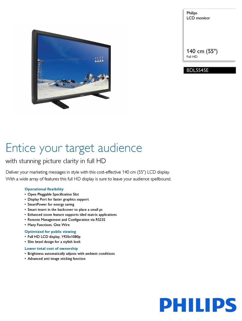 Philips BDL5545E User manual