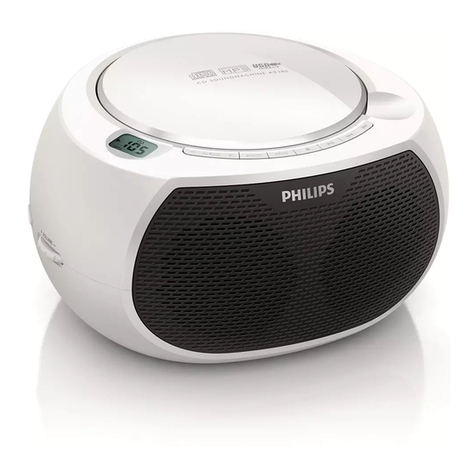 Philips AZ380W/12 User manual