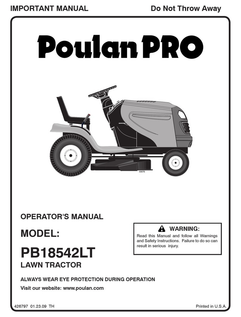 Poulan Pro PB18542LT Operator's manual