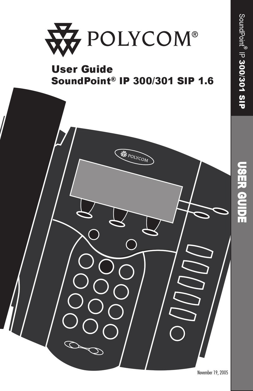 Polycom SoundPoint IP 300 User manual