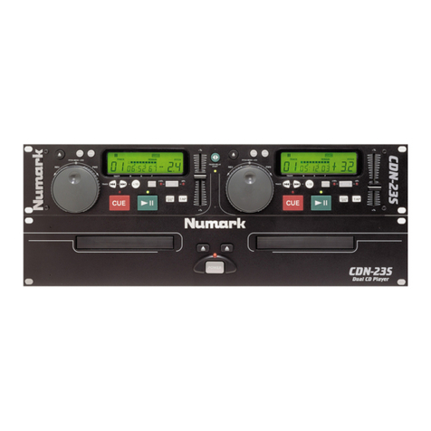Numark CDN-23S User manual