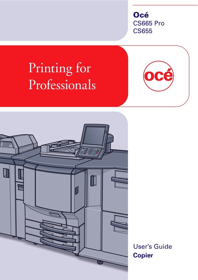 Oce CS665 Pro user guide