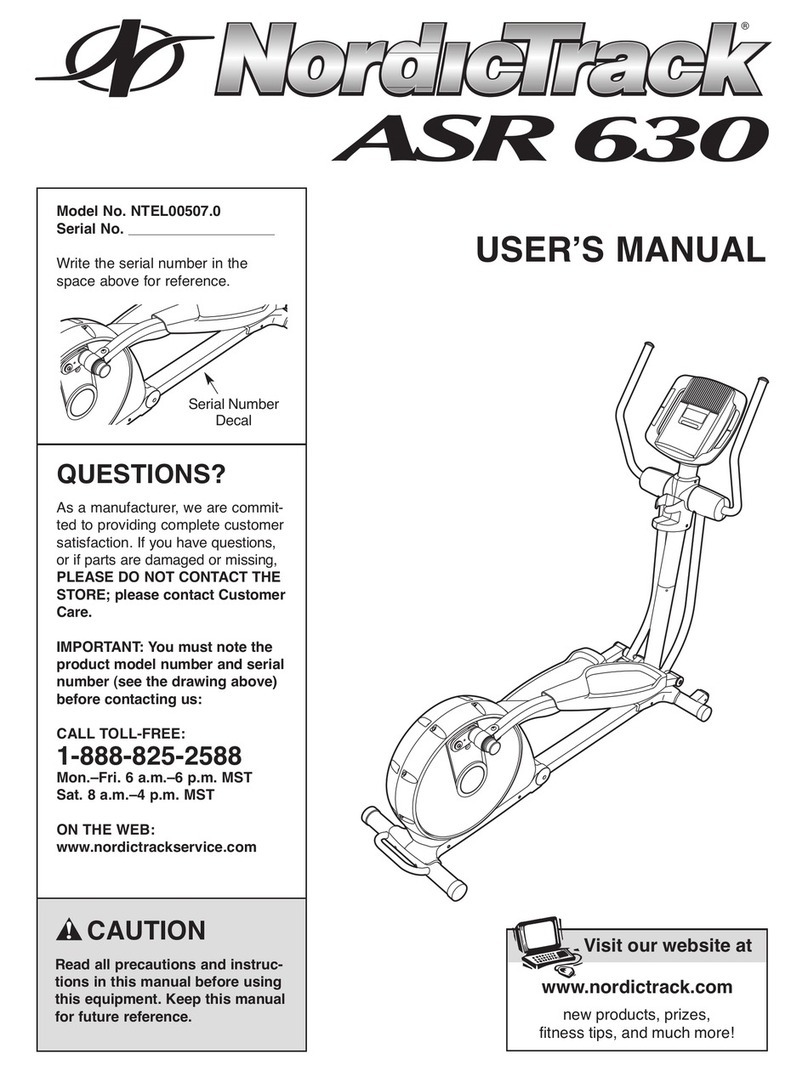 NordicTrack NTEL00507.0 user manual NordicTrack NTEL00507.0 user manual