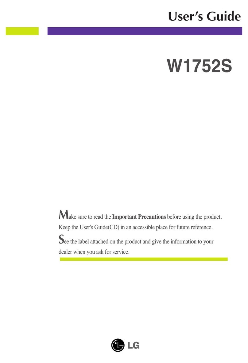 LG W1752S User manual