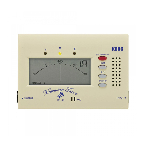 Korg HA-40 User manual