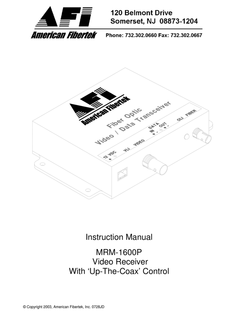 Panasonic MRM-1600P User manual