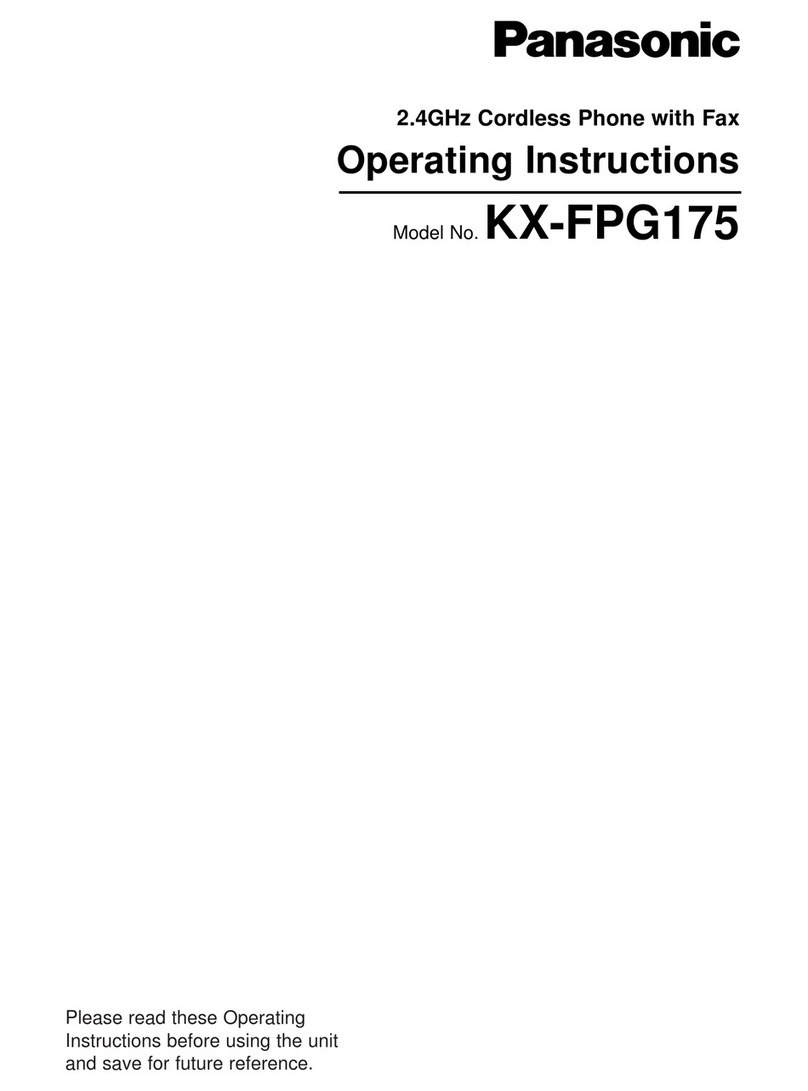 Panasonic KX-FPG175 User manual