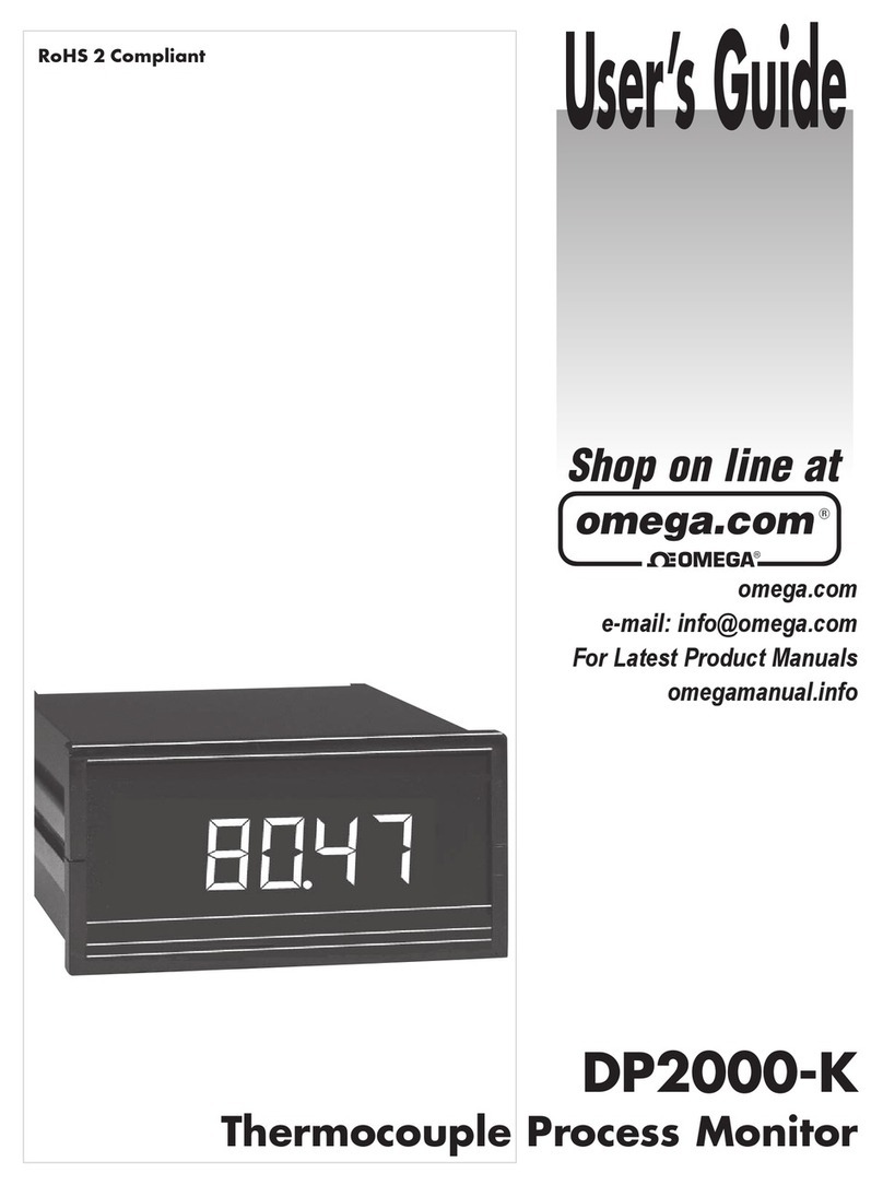Omega DP2000-K User manual
