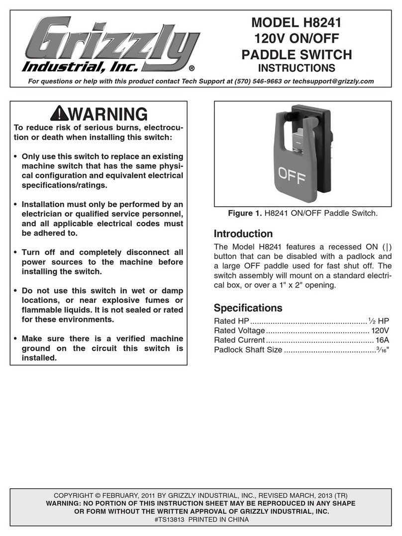 Grizzly H8241 User manual