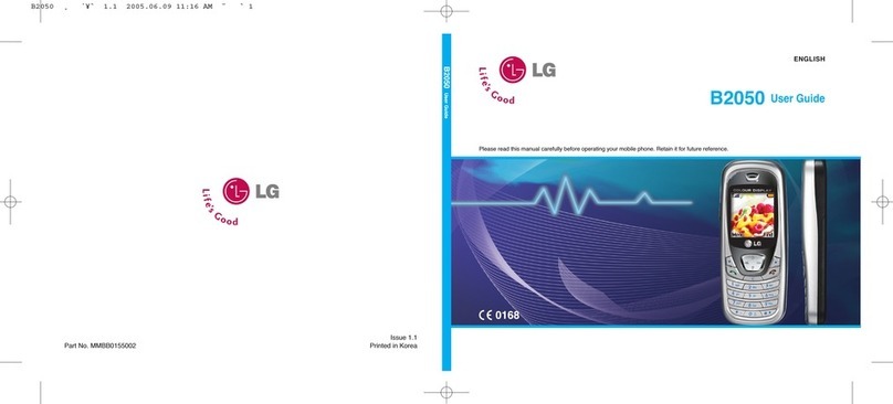 LG B2050 user guide