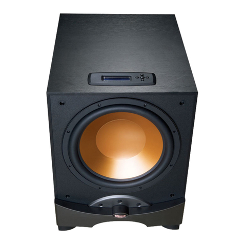 Klipsch Reference Series RW-12d User manual