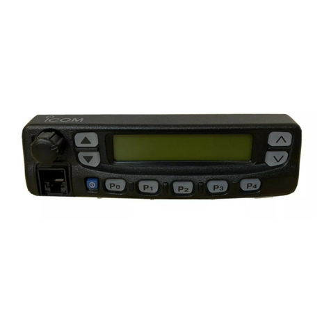 Icom IC-F521 User manual Icom IC-F521 User manual
