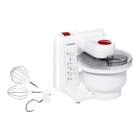 Bosch MUM 44 Series operating instructions