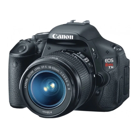Canon EOS Rebel T3i Quick reference guide