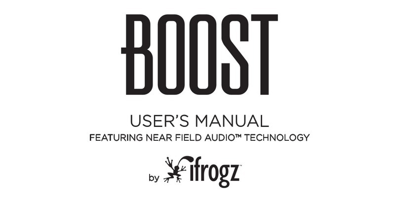 ifrogz Boost user manual