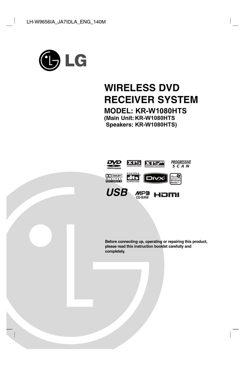 LG KR-W1080HTS User manual