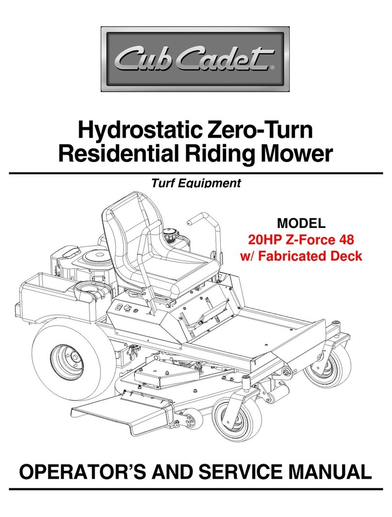 Cub Cadet 20HP Enforcer 44, 22HP Enforcer 48, 23HP Enforcer... Operator's and service manual