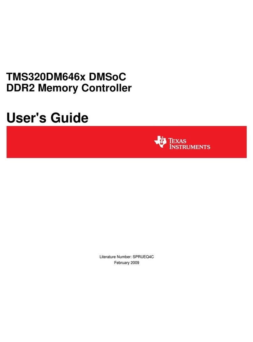 Texas Instruments TMS320DM646x User manual Texas Instruments TMS320DM646x User manual