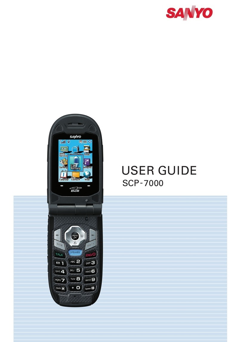 Sanyo Sprint SCP-7000 user guide