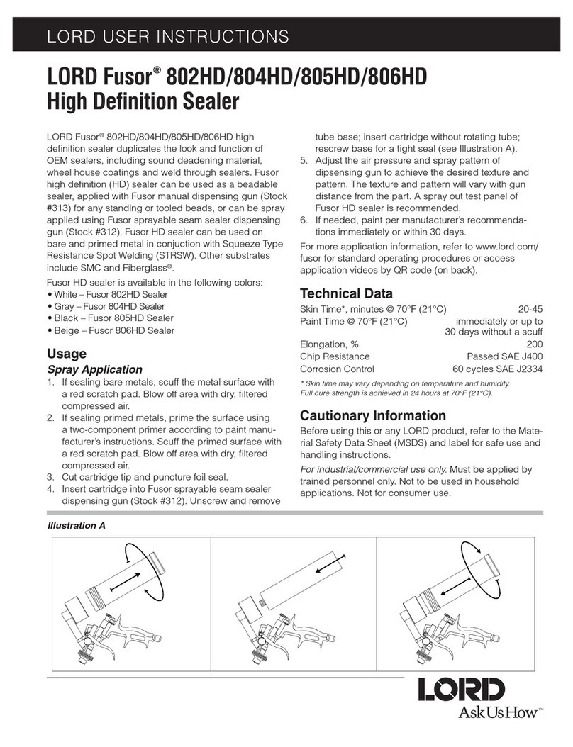 LORD Fusor 802HD User instructions
