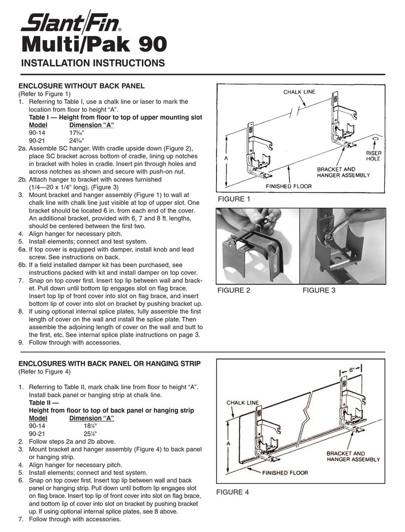 Slant/Fin Multi/Pak 90 installation instructions