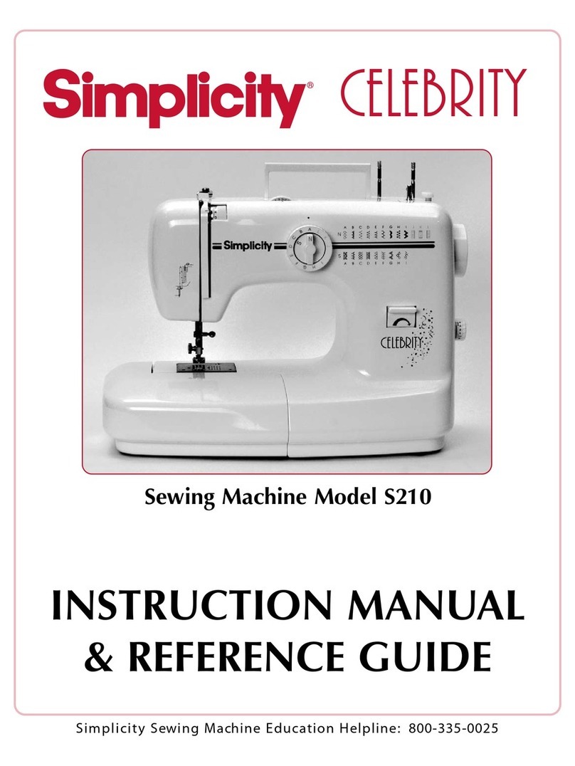 Simplicity S210 instruction manual