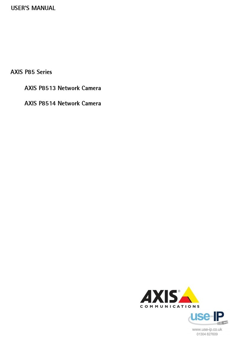 Axis P8513 User manual