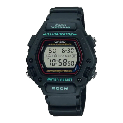 Casio QW-1219 Configuration guide