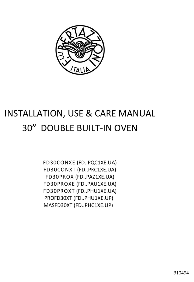 Bertazzoni FD30CONXE (FD..PQC1XE.UA) Owner's manual