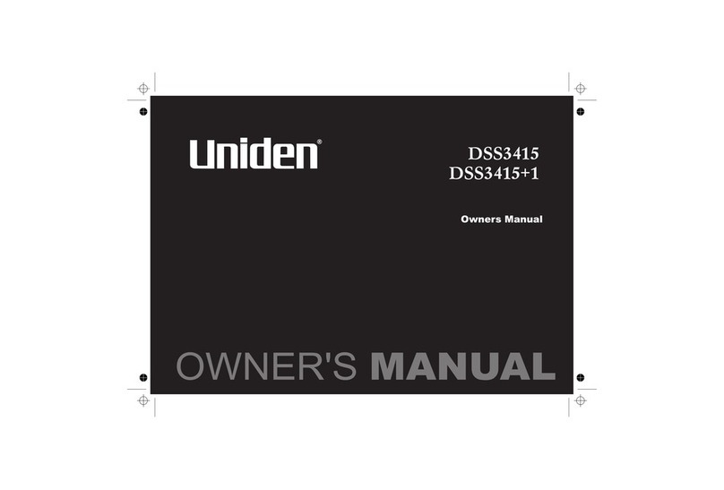Uniden DSS3415+1 User manual