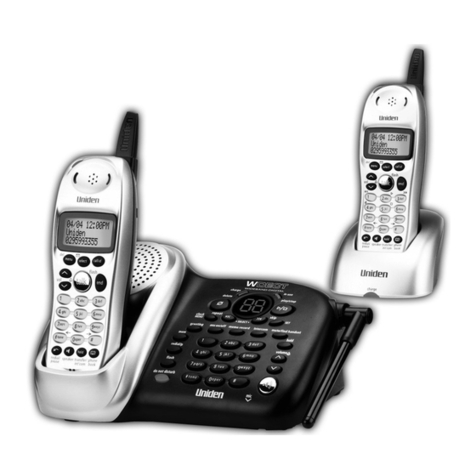 Uniden WDECT 2355 User manual Uniden WDECT 2355 User manual