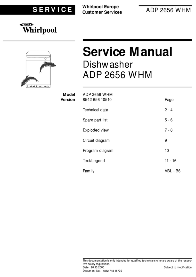 Whirlpool ADP 2656 WHM Service manual