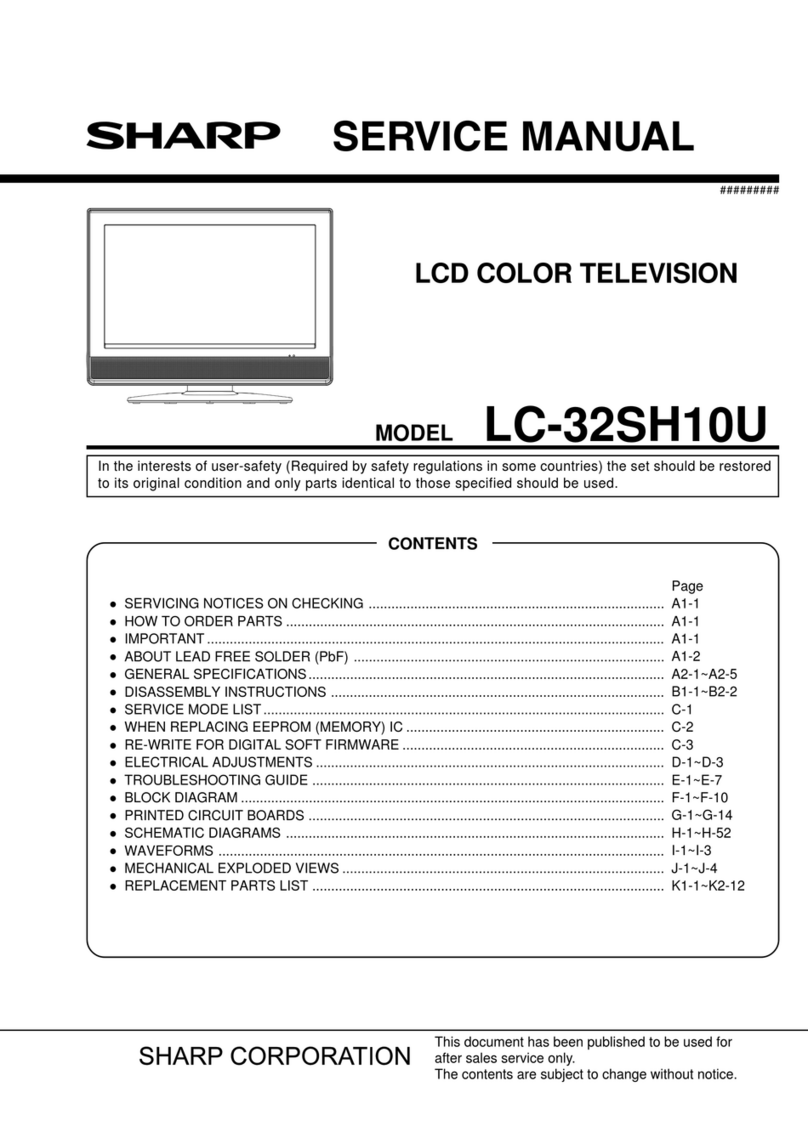 Sharp LC-32SH10U User manual
