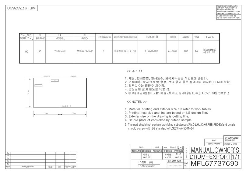 LG WS2212XM owner's manual