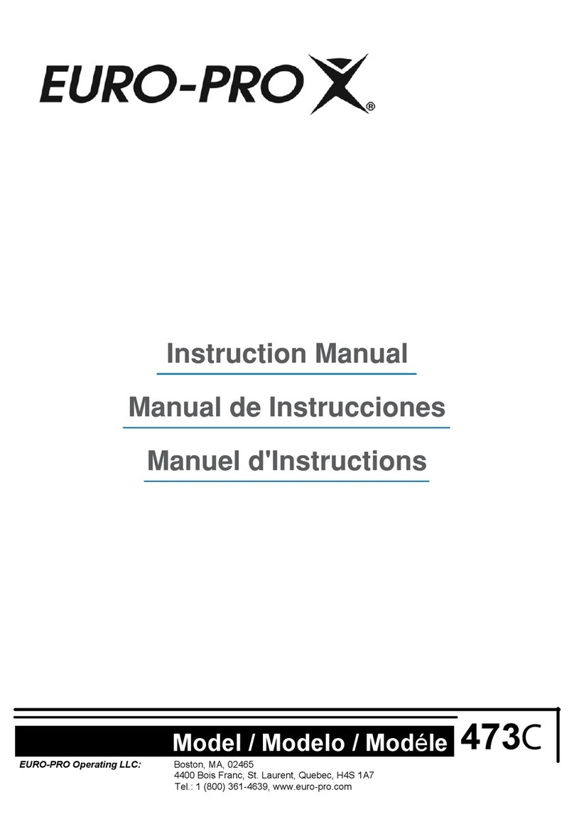 EUROPRO 473C instruction manual