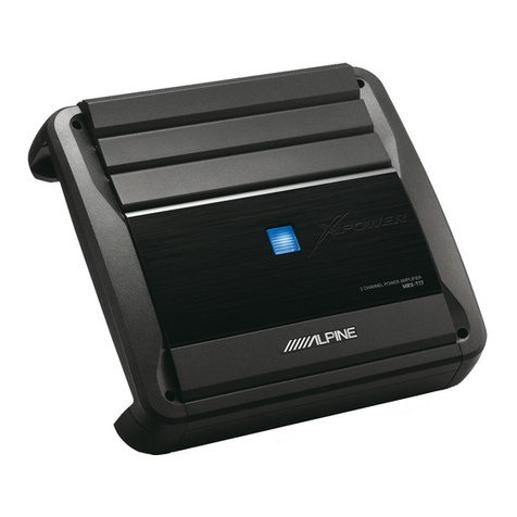 Alpine MRX-T17 owner's manual