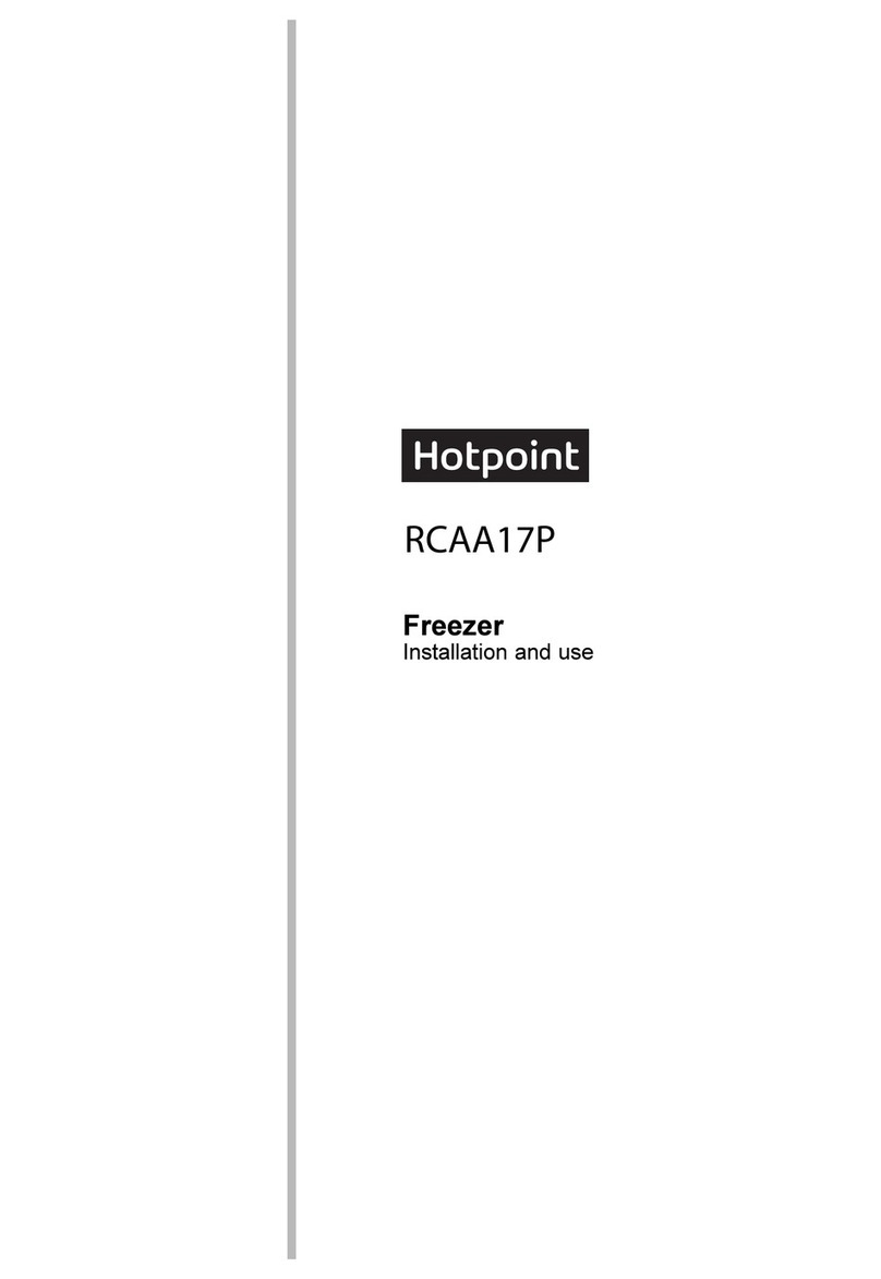 Hotpoint RCAA17P Install & user's guide