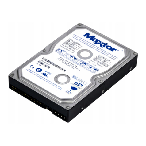 Maxtor D540X-4D User manual