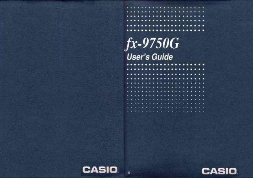 Casio FX-9750G User manual