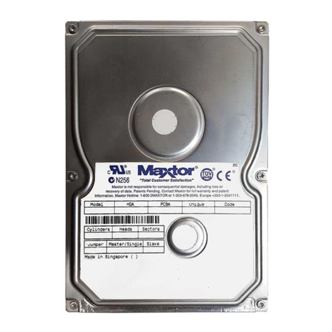 Maxtor 54098H8 User manual