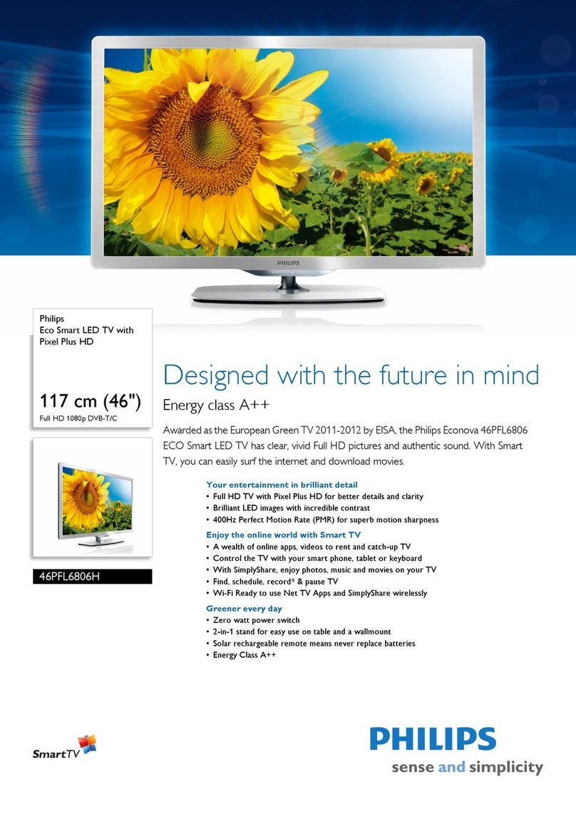 Philips 46PFL6806H User manual