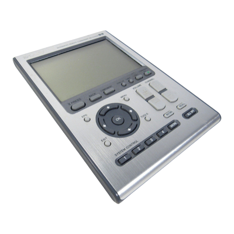 Sony RM-AX4000A - Universal Remote Control User manual