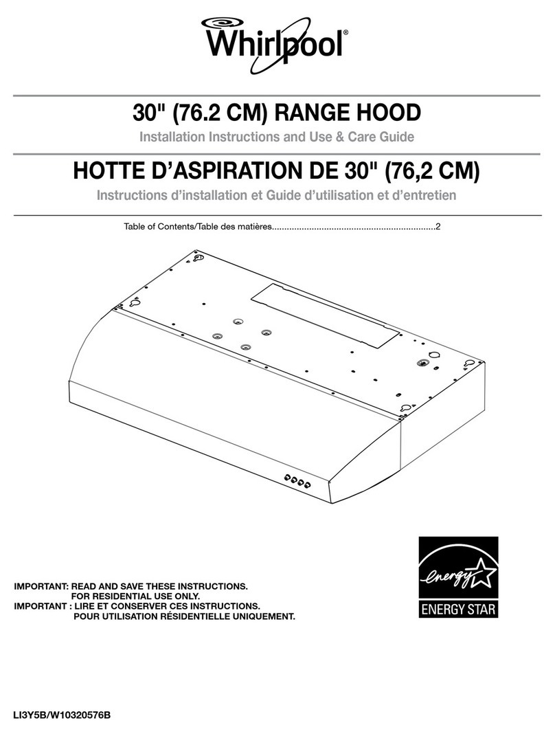 Whirlpool LI3Y5B Installation Instructions and Use & Care Guide